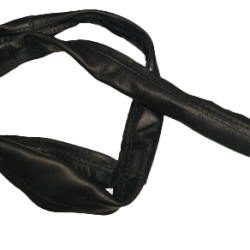 Osłona węża trudnopalna skórzana zapinana na zamek