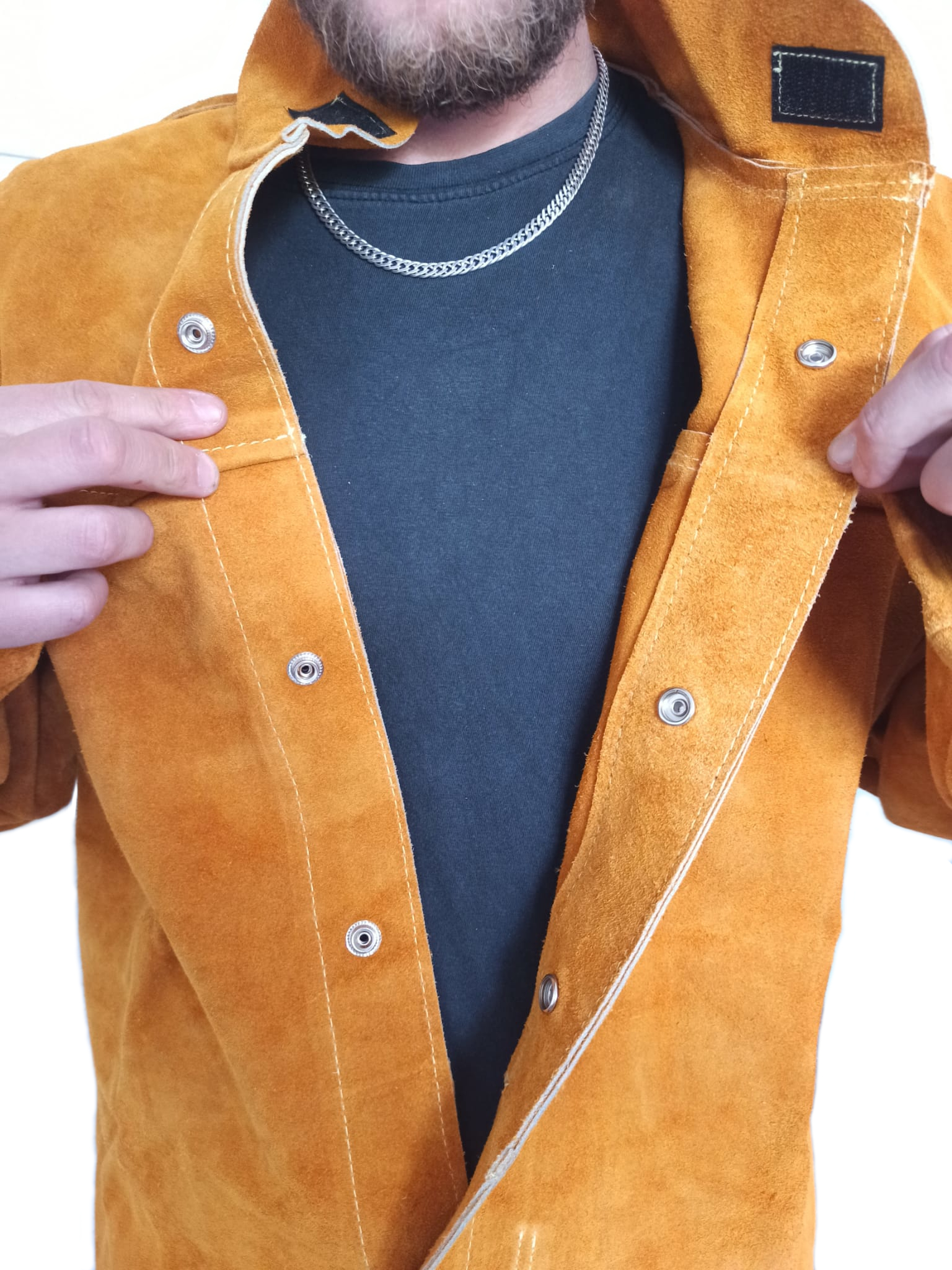 Kurtka spawalnicza skórzana RL-305 - obrazek 3